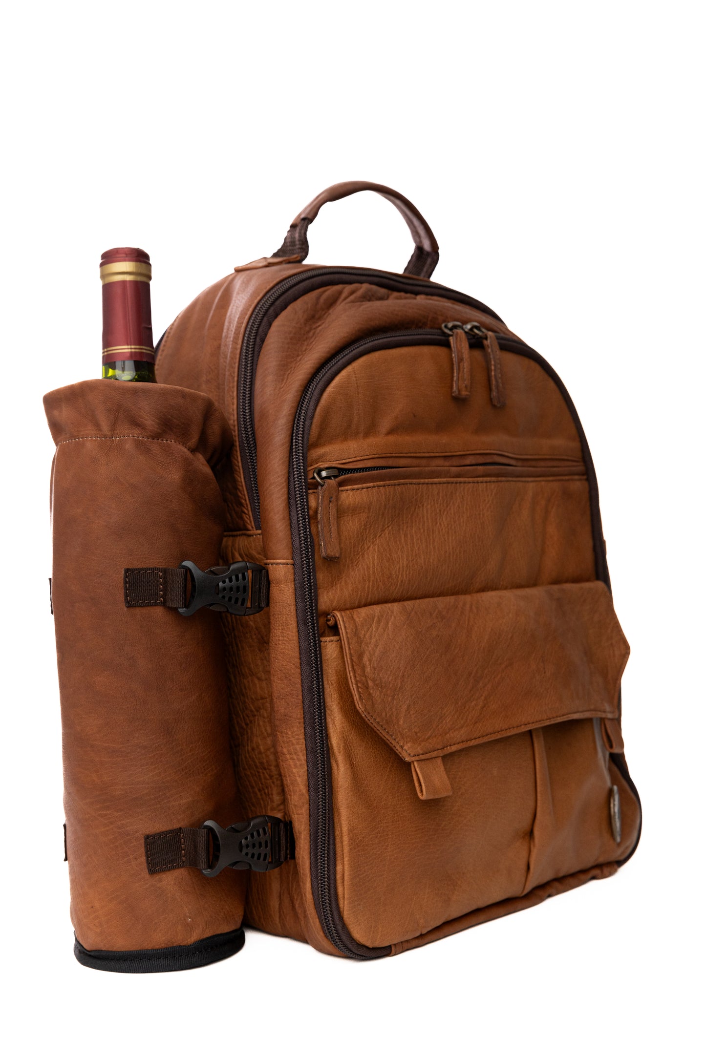 INSULATED PICNIC BACKPACK IN BROWN