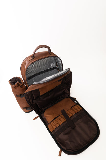 INSULATED PICNIC BACKPACK IN BROWN