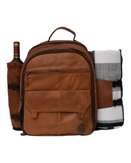 INSULATED PICNIC BACKPACK IN BROWN