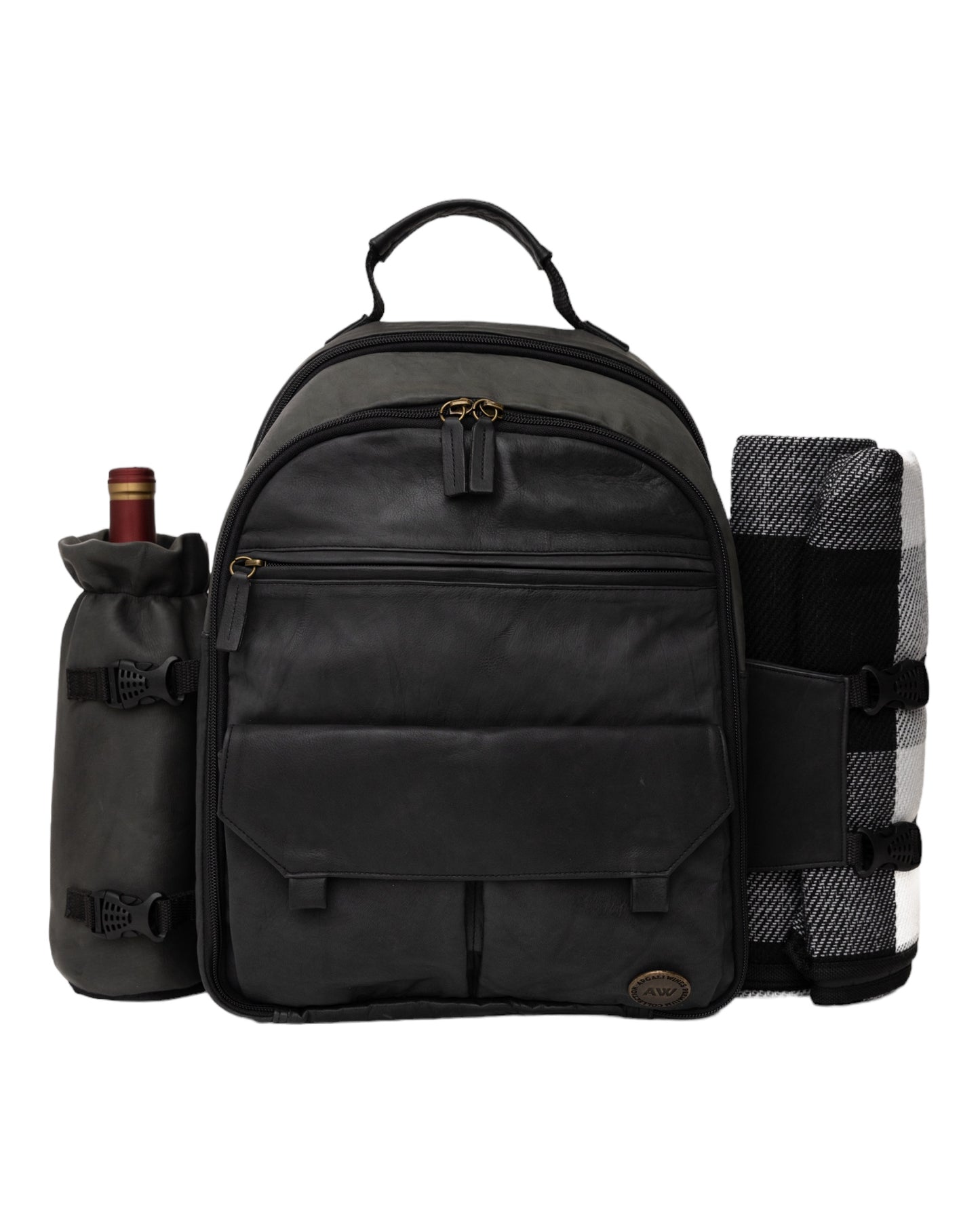 INSULATED PICNIC BACKPACK IN BLACK