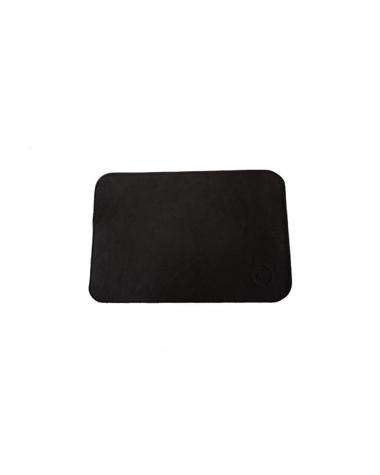 LEATHER PLACEMATS IN BLACK